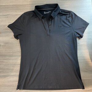 Under Armour Women’s Black Polo Shirt SIZE L